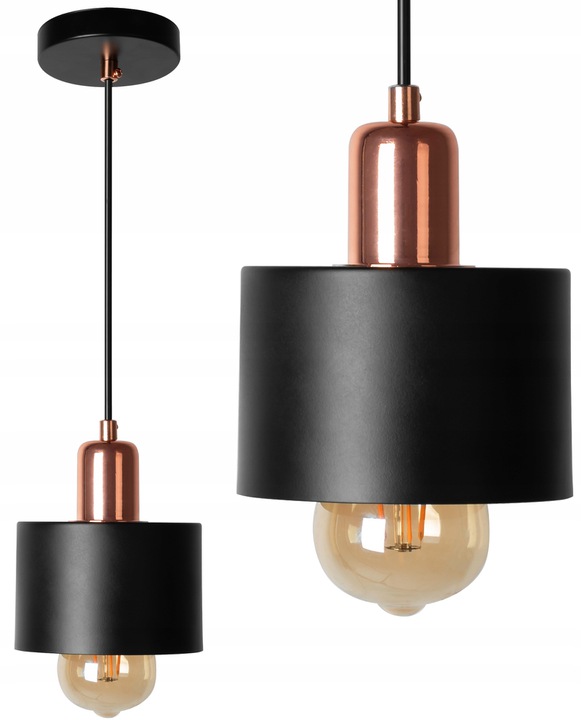 

Lampa Wisząca Edison Led Plafon Cali 1CP Złota