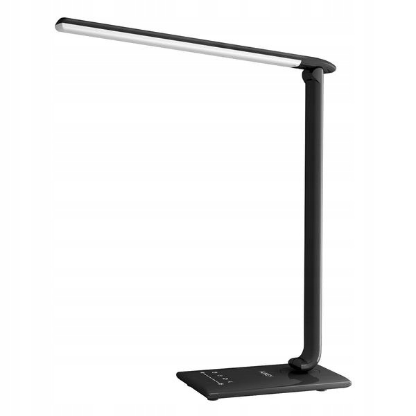 LT-T10 černá Led dotyková stolní lampa 12W 3000-6500K 7 úrovní
