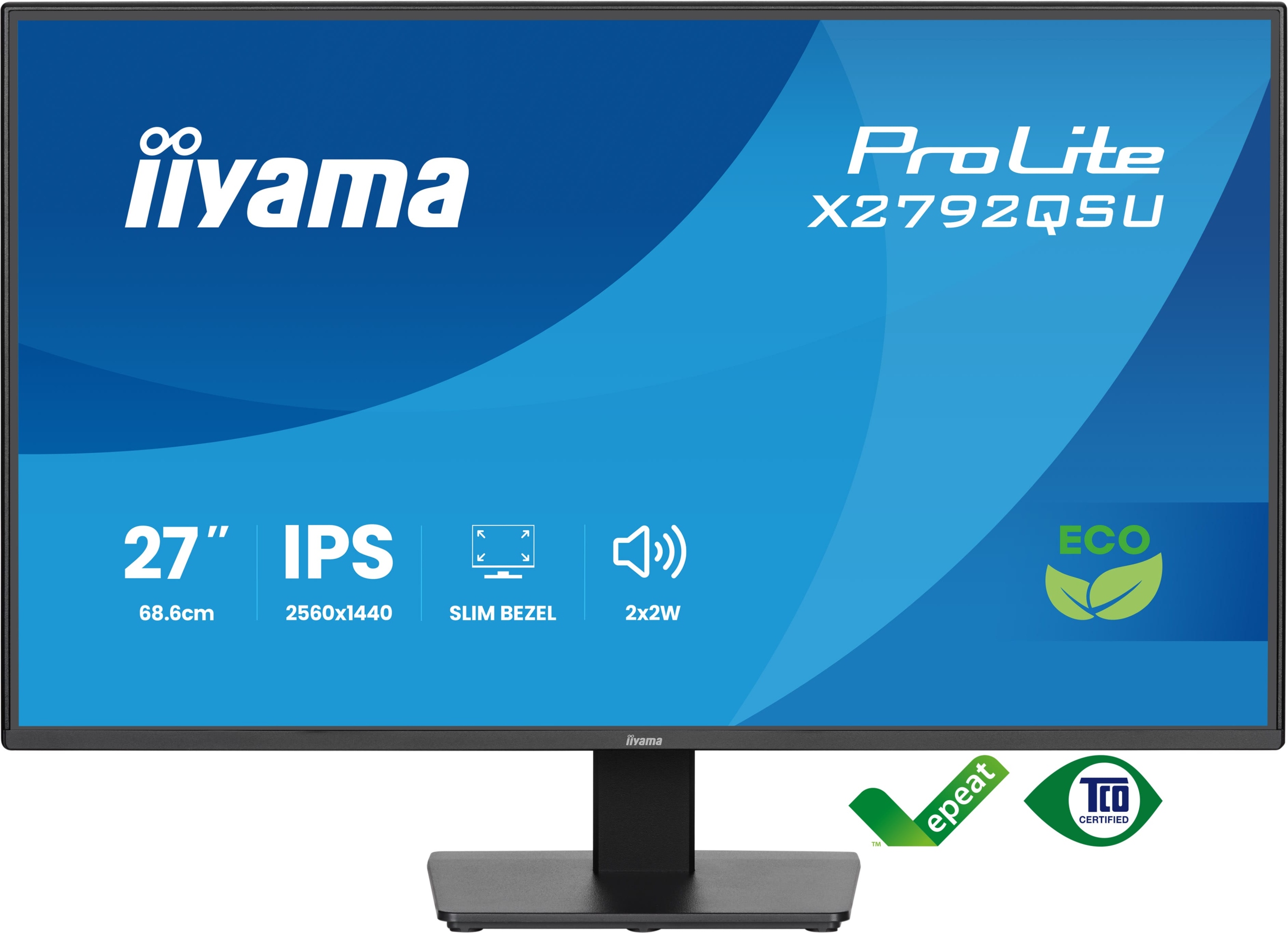 Led monitor iiyama ProLite X2792QSU-B1 27" 2560 x 1440 px Ips Pls
