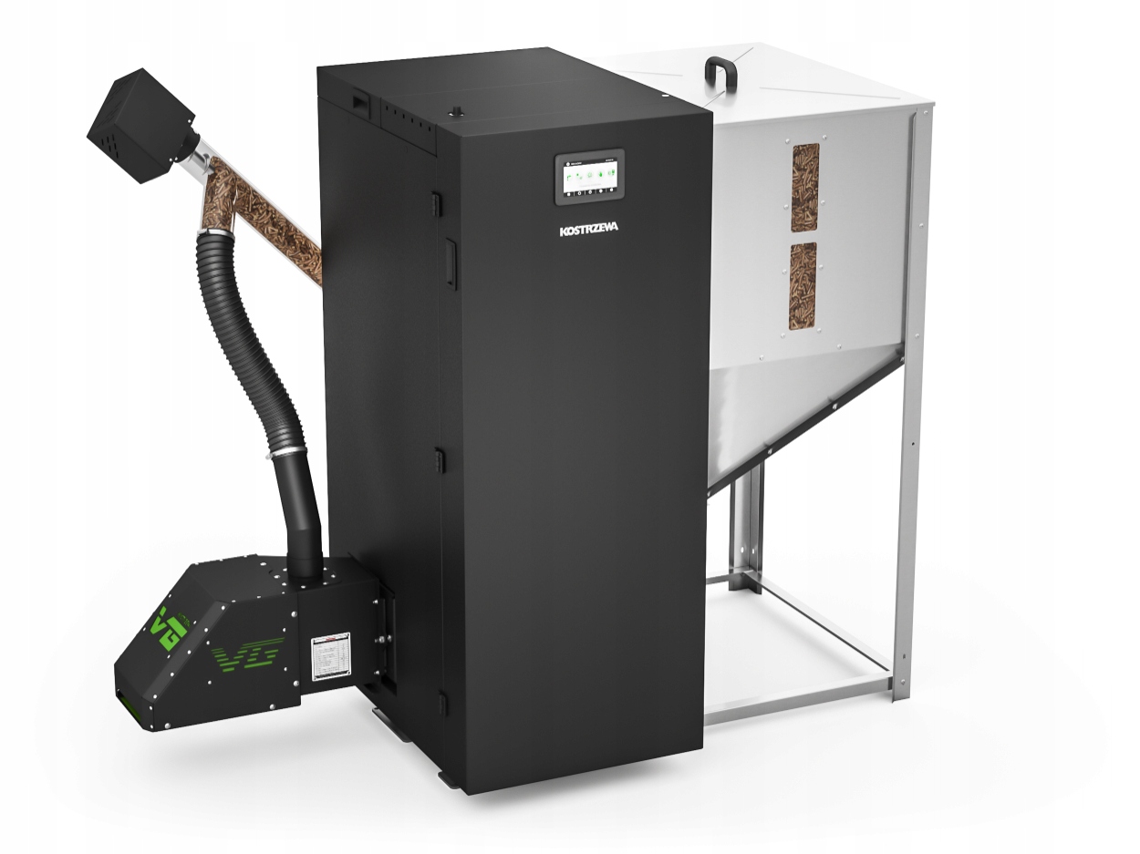 Kocioł piec na pellet KOSTRZEWA EEI PELLETS 8 kW + RATY 0% + BON 500 ZŁ