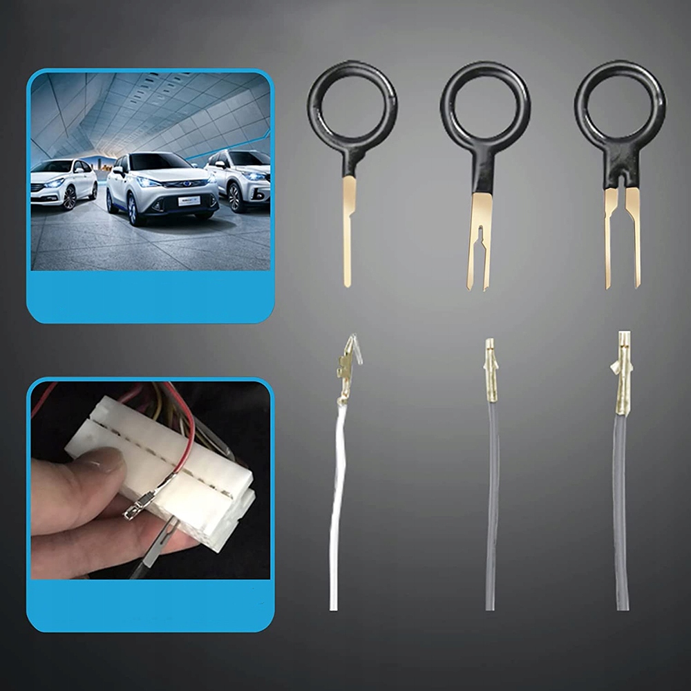ZŁĄCZY KABLOWYCH PIN RELEASE KEY EXTRACTOR ZESTAW 41SZT Model ZŁĄCZY KABLOWYCH