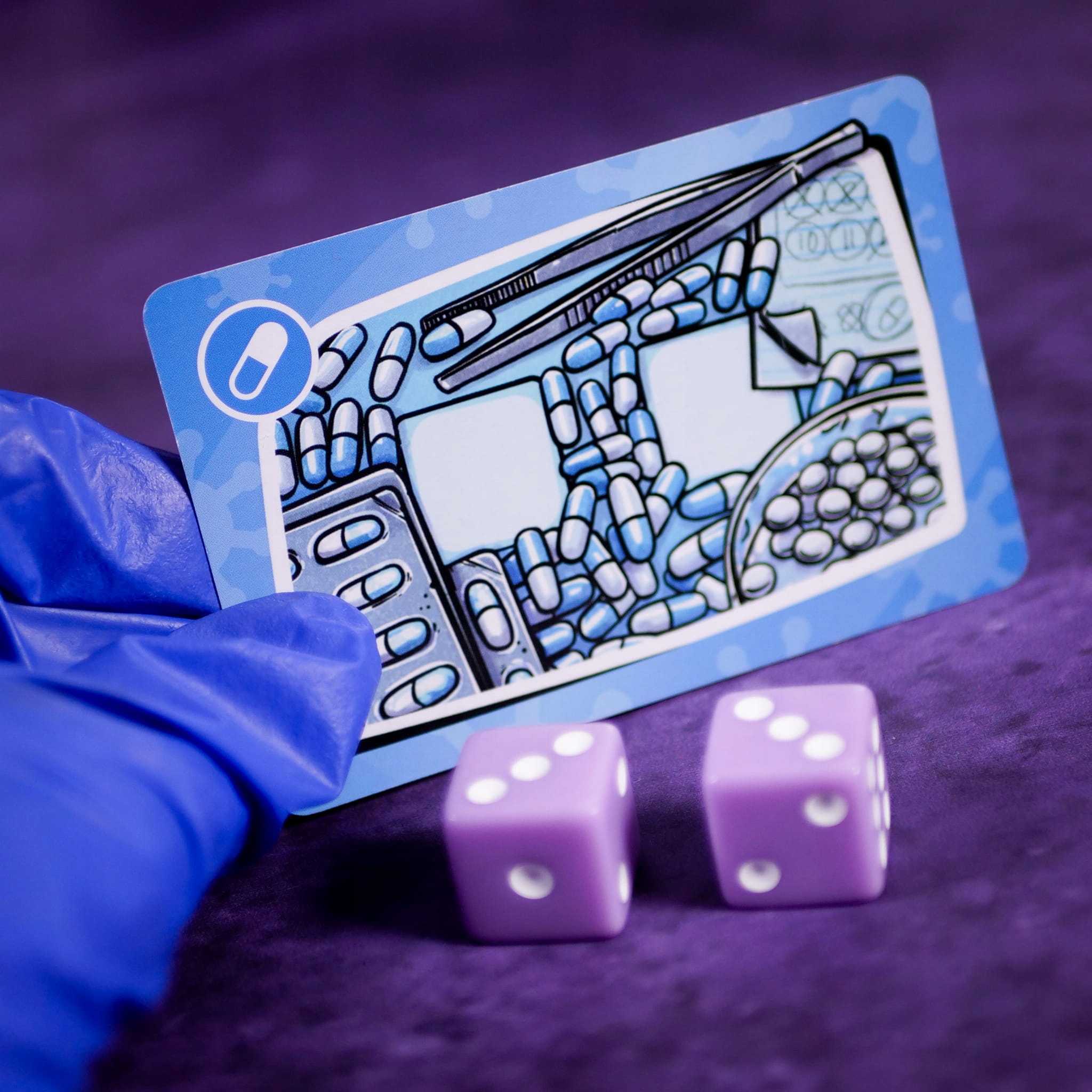 Wirus! Roll & Write Gra kościana Kości i Notes Minimalna liczba graczy 2