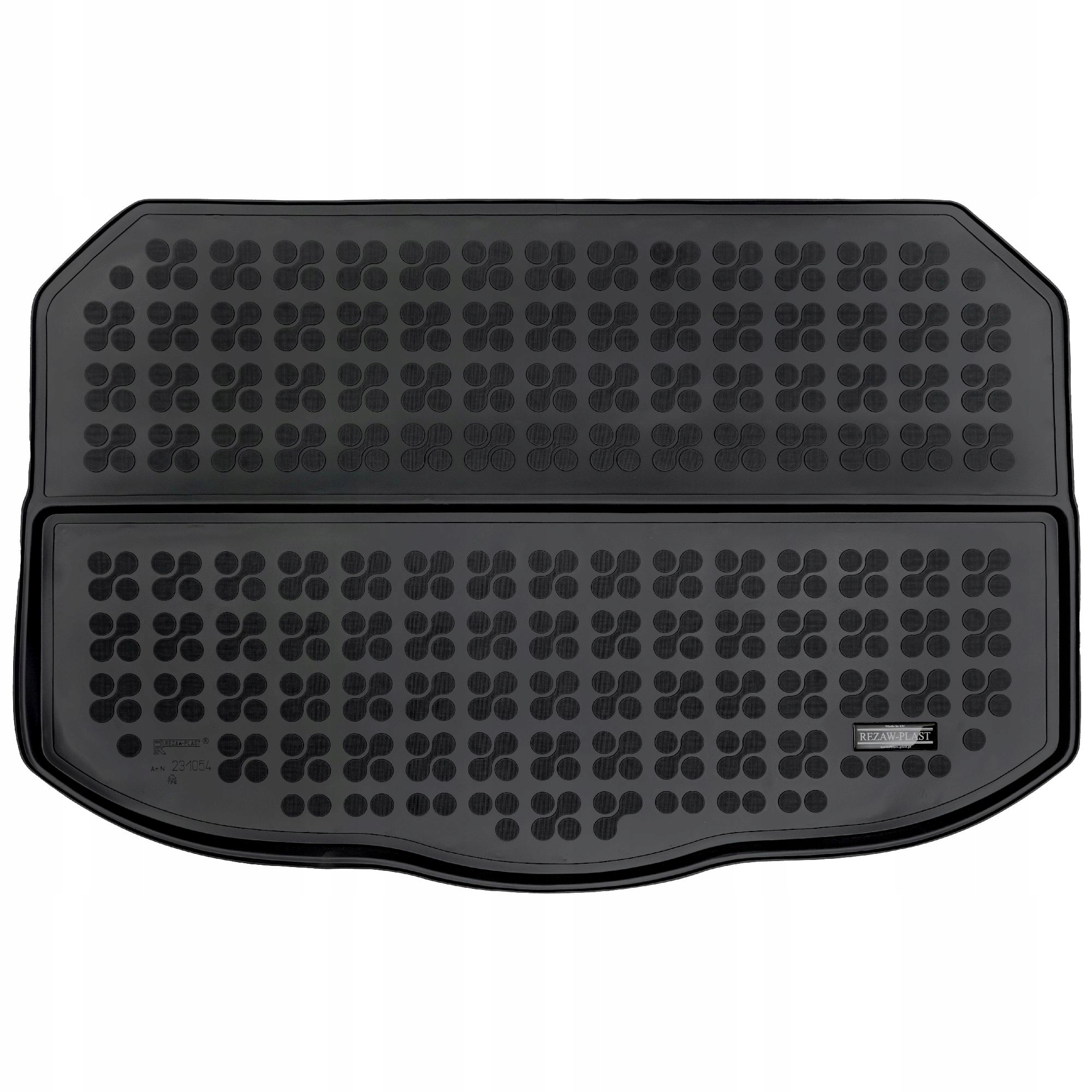 Černá gumová rohož Nissan Qashqai III od roku 2022