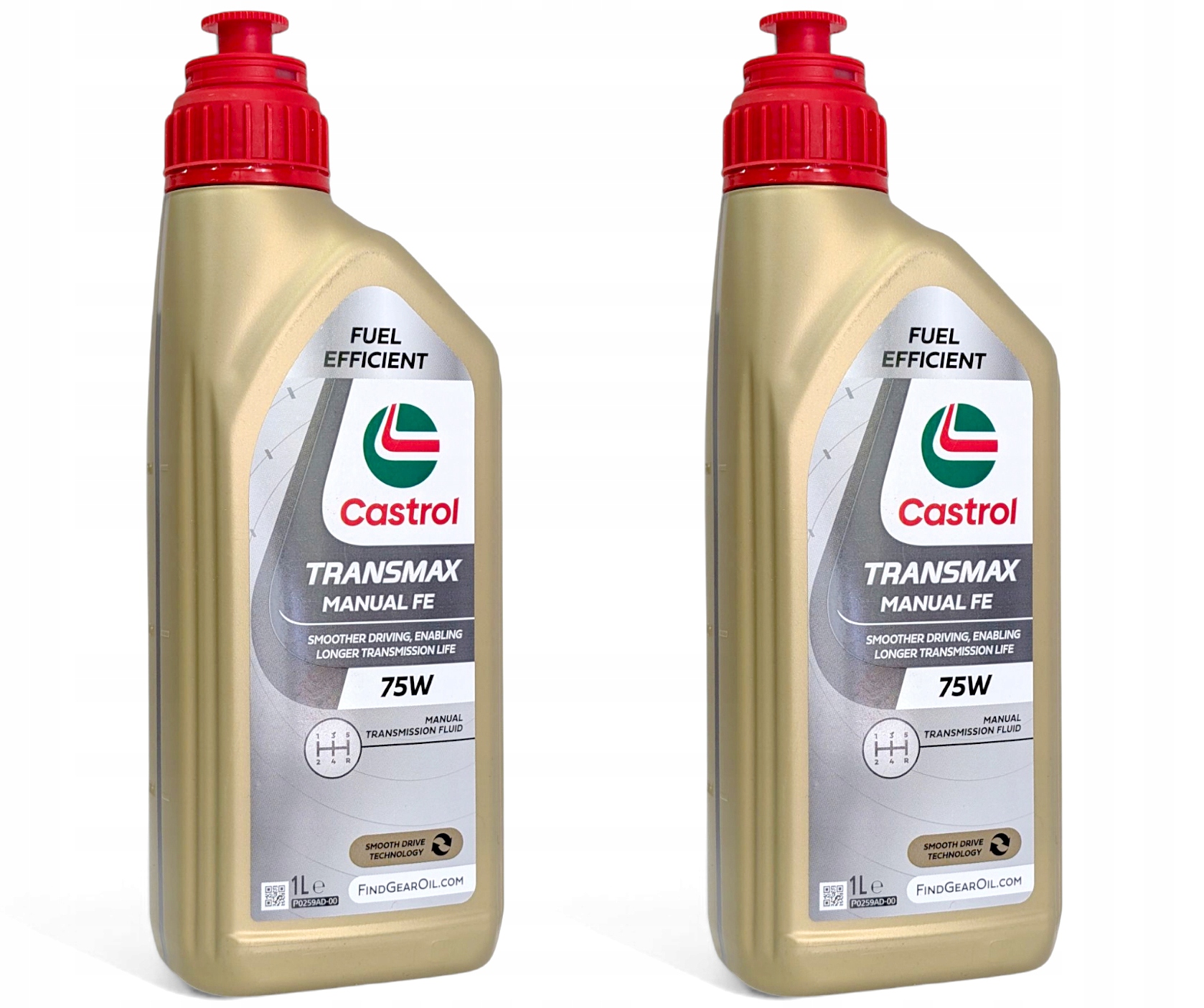 2x Castrol Transmax Manual Fe 75W GL-4 Ford Volvo 1L