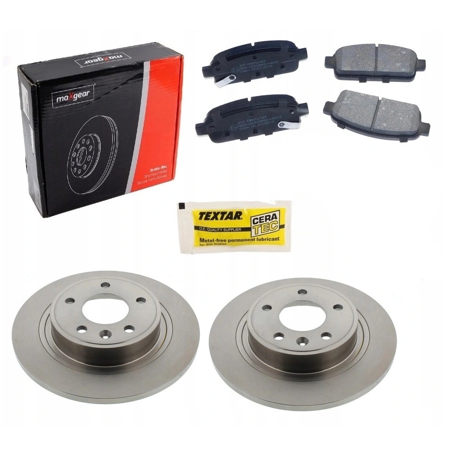 19-2333 - Диски + колодки задние OPEL Astra 4 IV J 268mm