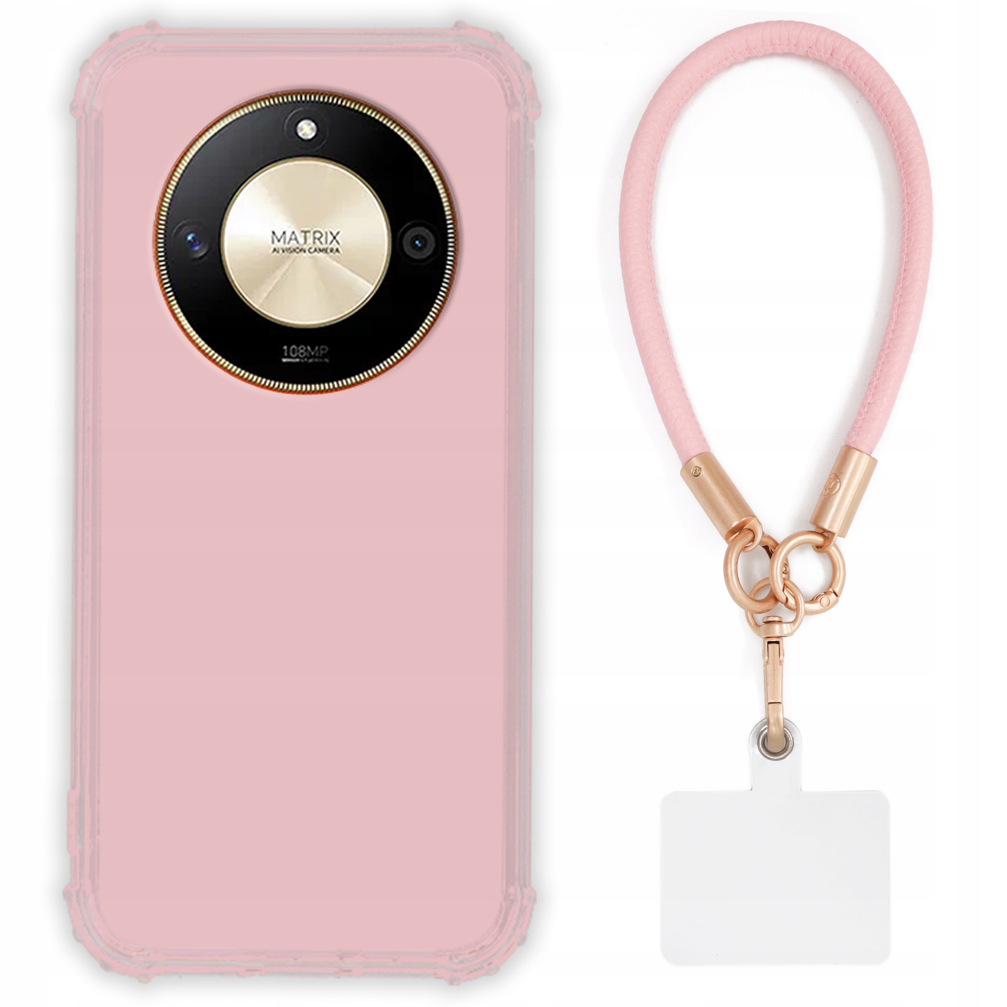 Pouzdro pro Huawei Honor X50 5G Pouzdro Antishock Pinky Růžové vodítko Sada Tpu