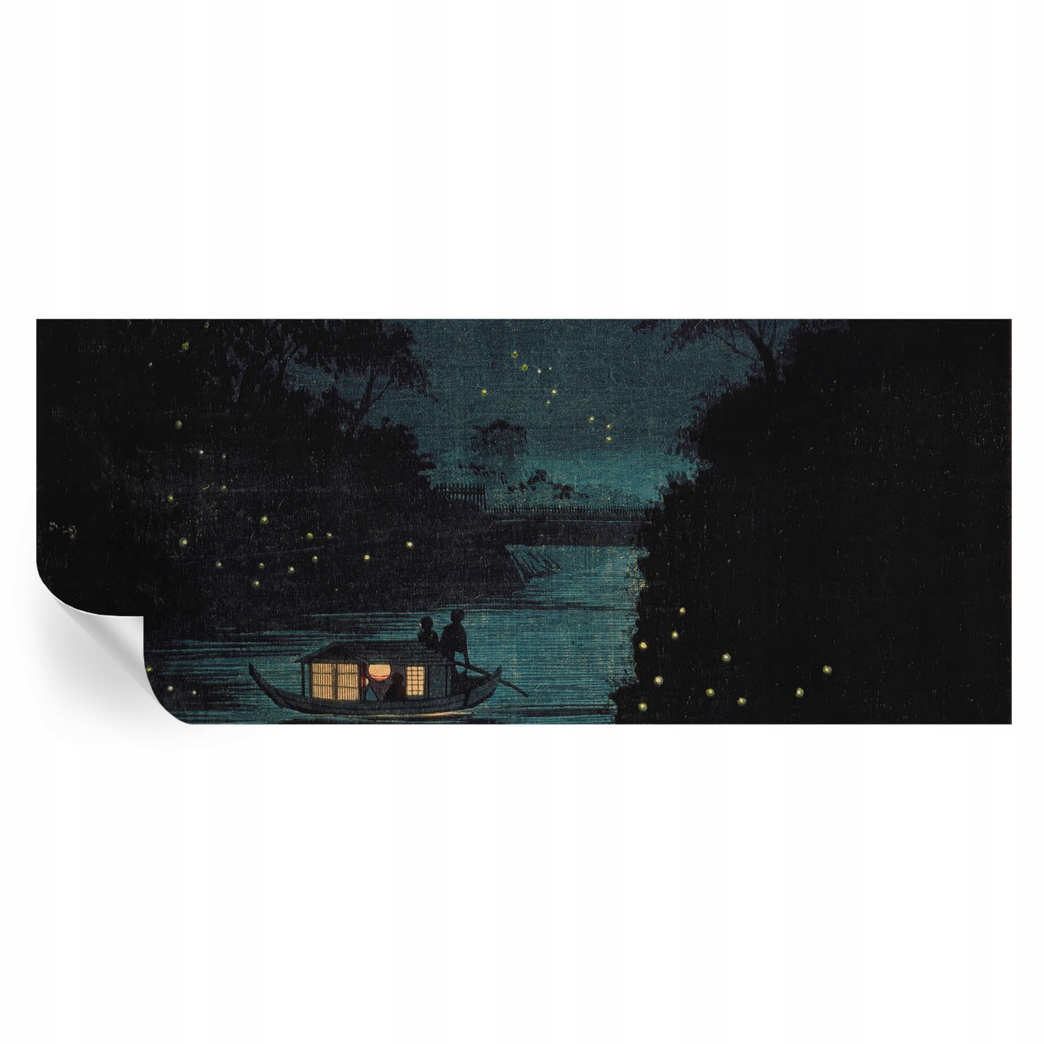 Dekorativní fototapeta na zeď Snadná montáž Večerní světla 250 x 104 cm