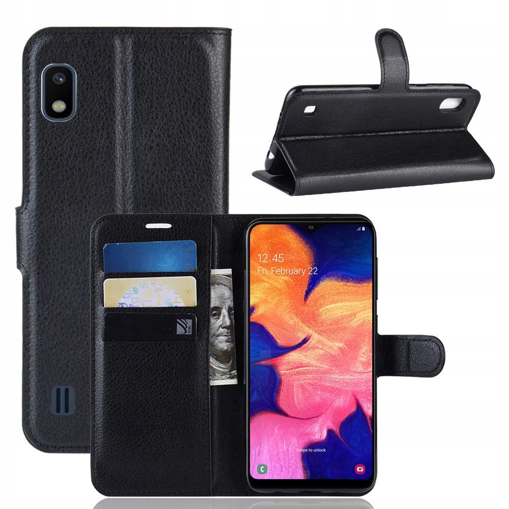 

Etui Portfel Litchi, Case Do Samsung Galaxy A10