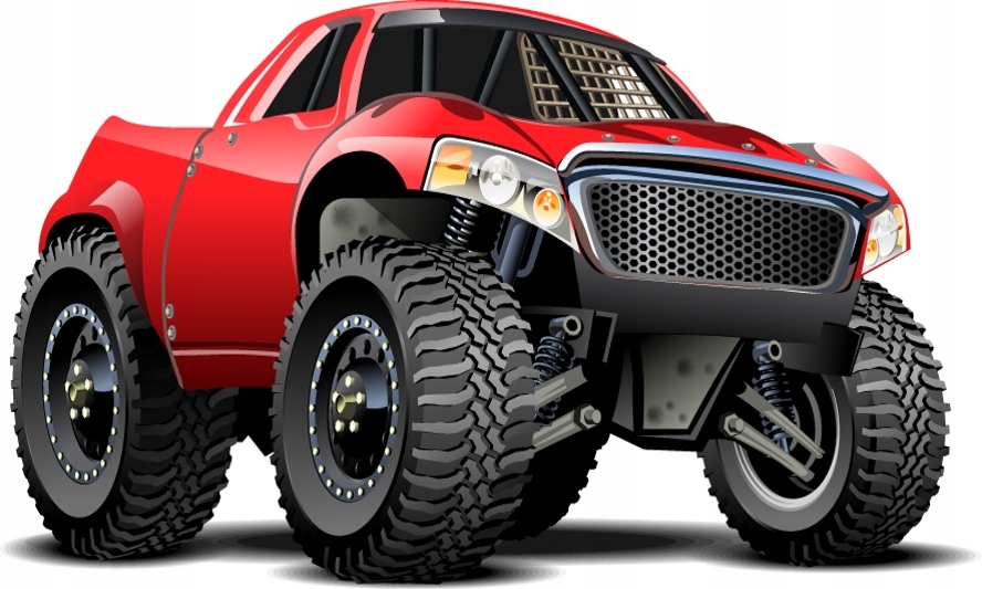

Naklejka 100cm Pickup monstertruck Pojazdy 68