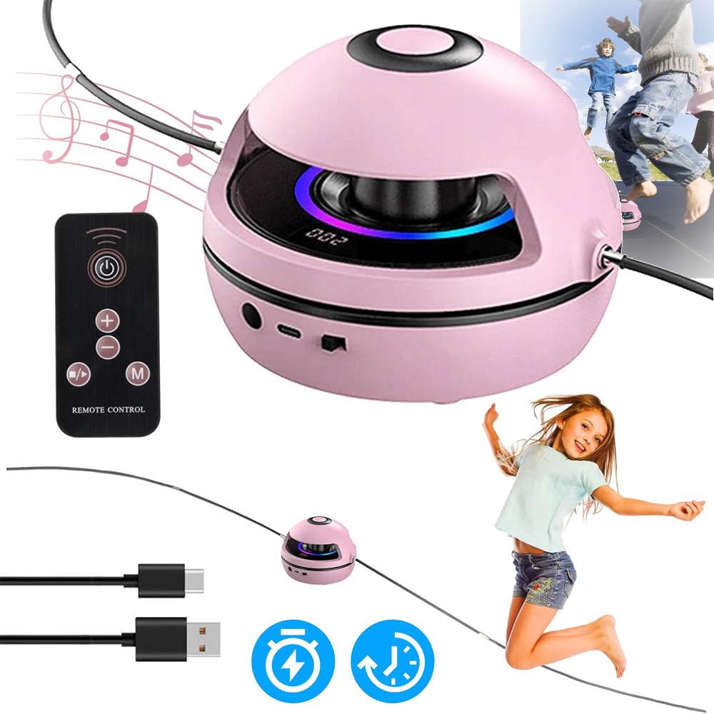Skakanka Muzyczna Inteligentna Automatyczna Dla Dziecko Z Licznik Pilot