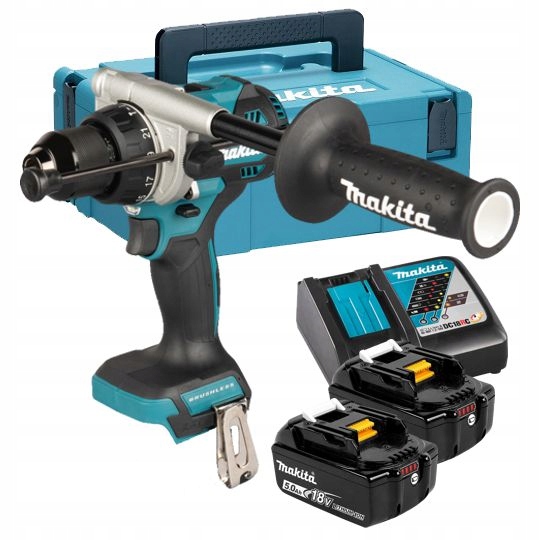 Makita Aku Šroubovák 18V DHP492RTJ 141Nm 2x5,0Ah