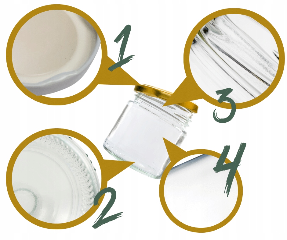 Słoiki 235ml słoiczki na dżem przyprawy deserki konfitury 10szt. 82mm PZH Materiał wykonania szkło