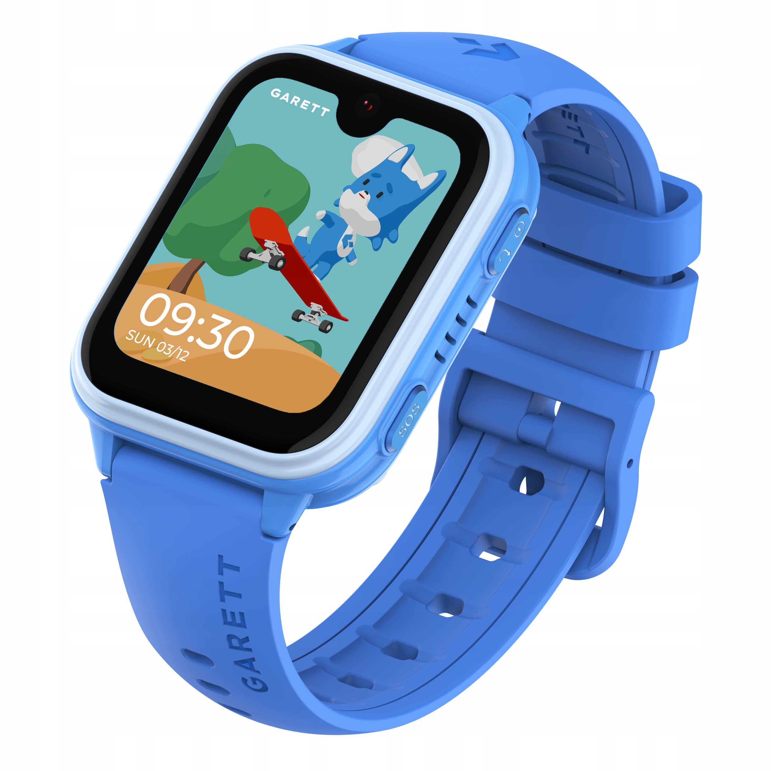 Chytré Hodinky Garett Kids Vibe Ai 4G modré Amoled Gps Lte