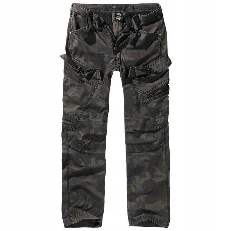 Pánské kapsáče kalhoty Brandit Adven Slim Fit vojenské Dark Camo XL
