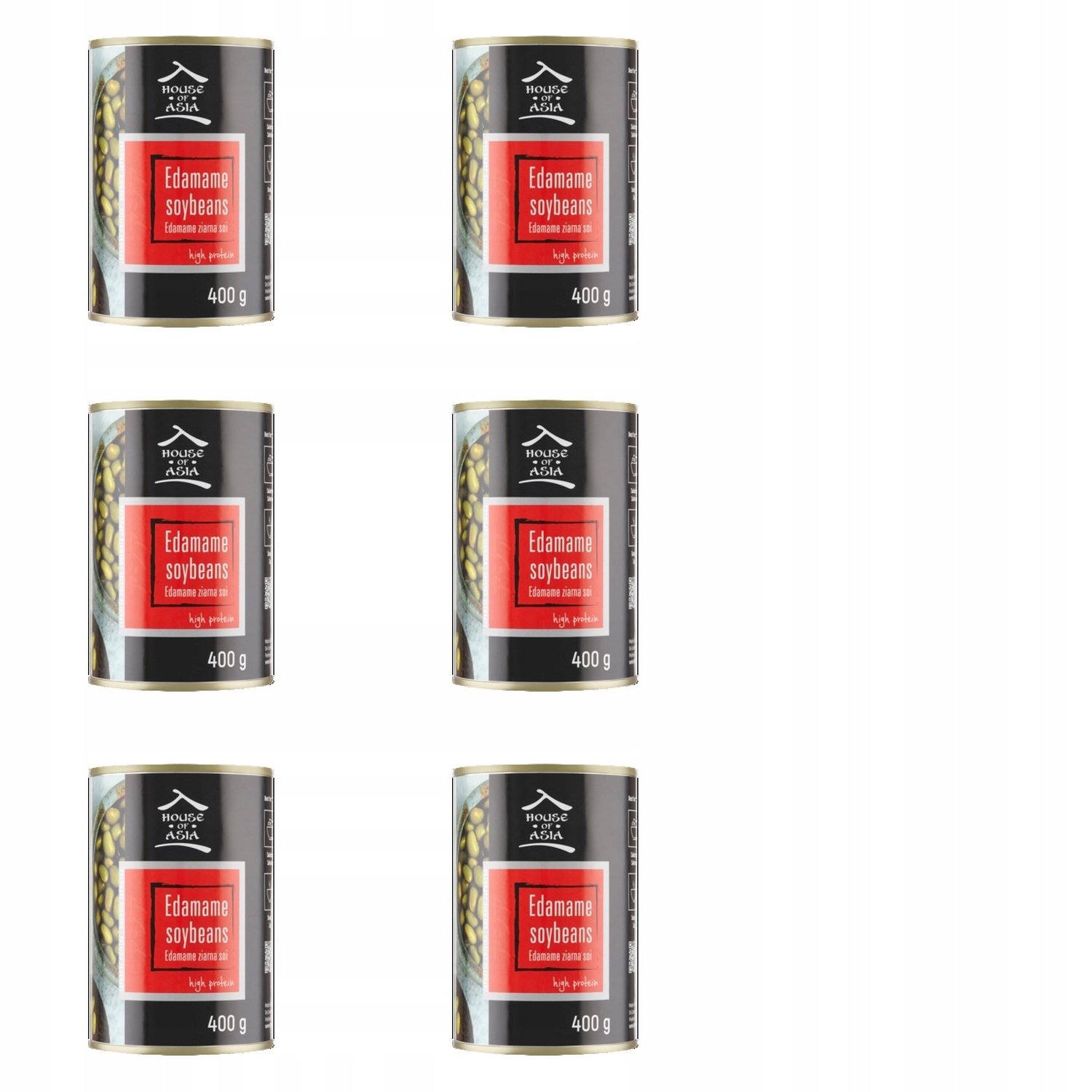 6x 400g House Of asia fasola edamame Zgrzewka
