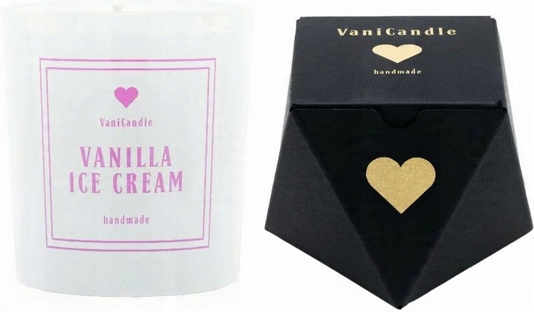 

Świeczka sojowa wanilia Vanilla Ice Cream 180g