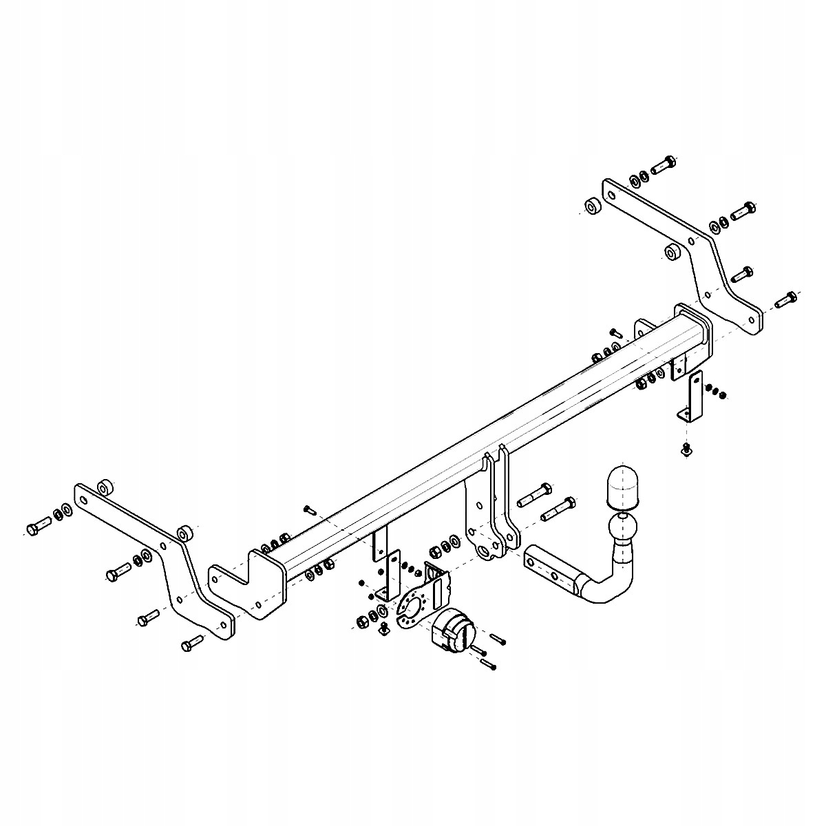 Hak holowniczy Renault Clio 5 BF_ V Hatchback od 19 MODUŁ WIĄZKA 13 PIN Producent Steinhof