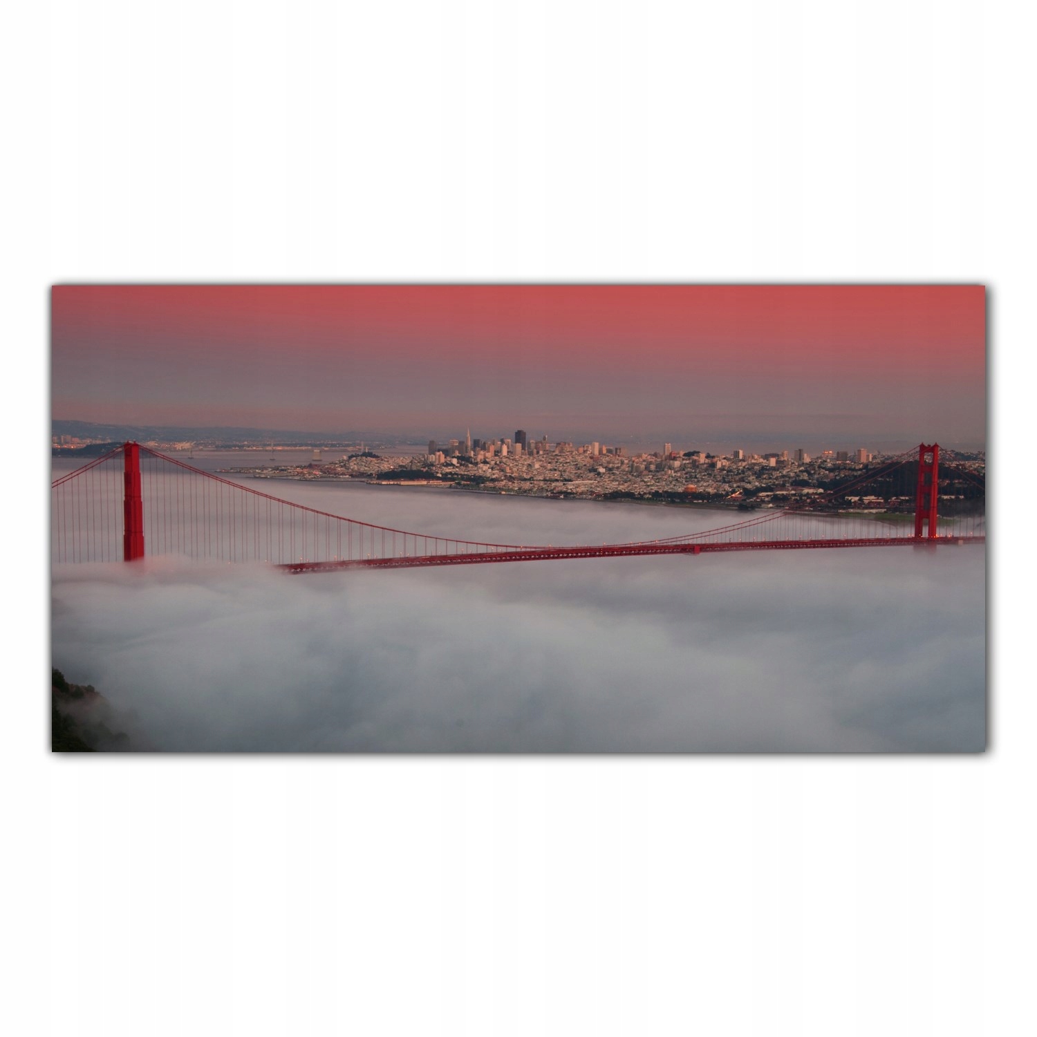 

Obraz Szklany Foto-obraz Golden Gate Most 140x70