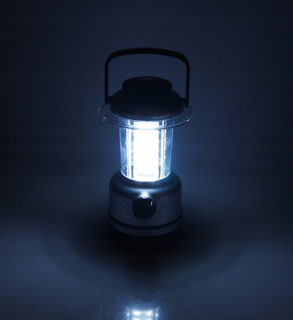 LATARKA LAMPA BIWAKOWA LED DO OGRODU na RYBY w GÓRY POTENCJOMETR wieszak Marka inna marka