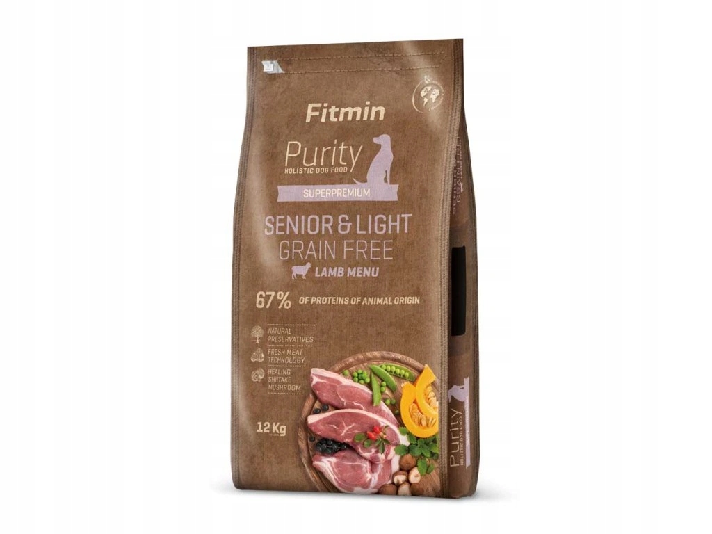 Fitmin Dog Purity Senior Light Lamb 12kg z jagnięciną