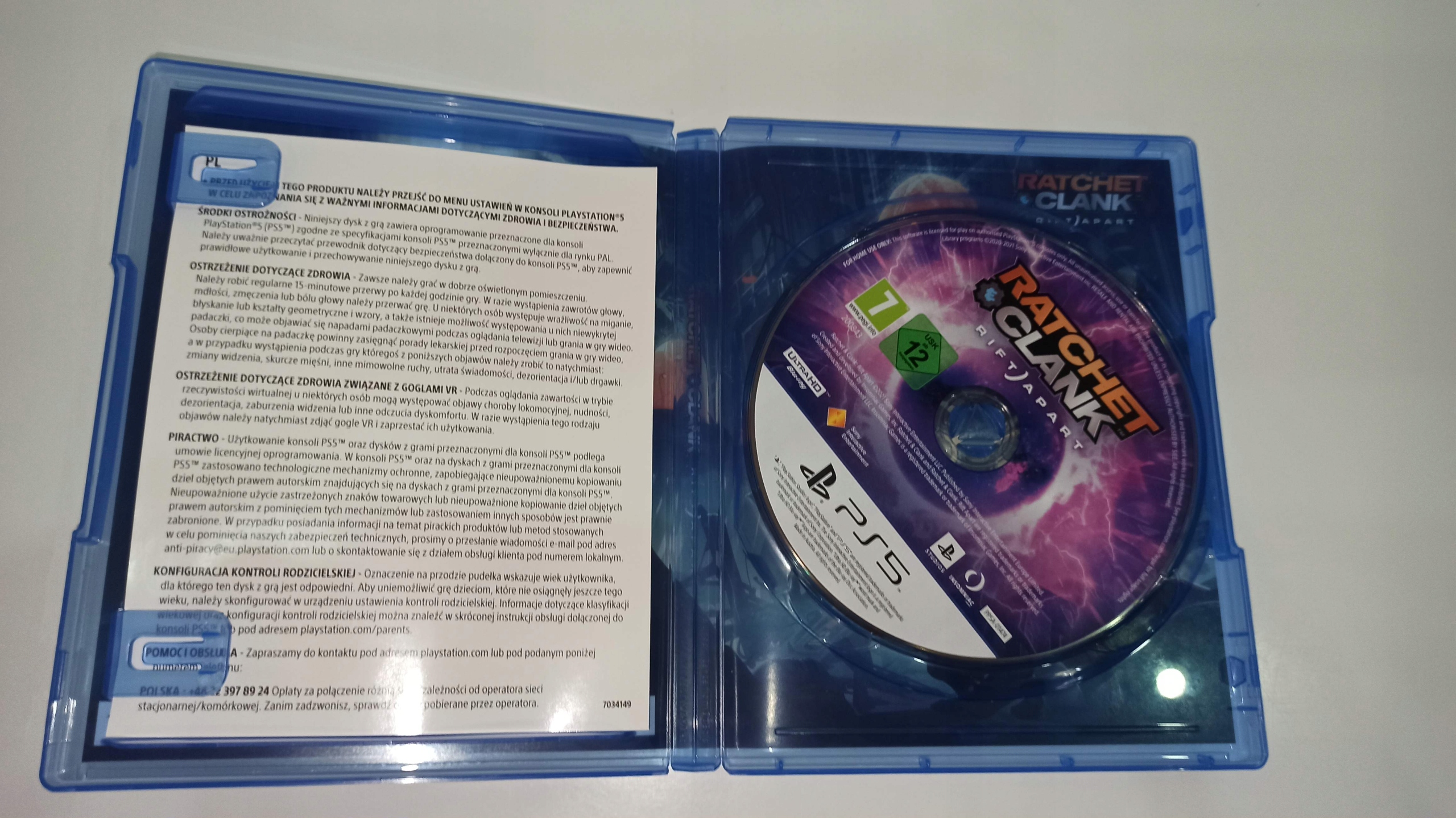 RATCHET and CLANK RIFT APART PL mówią po polsku Rodzaj wydania Podstawa