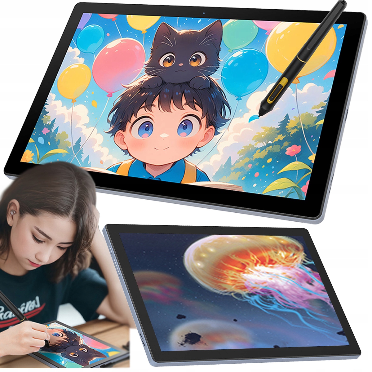 Tablet graficzny Bosto BT-101A 10,1'' Profesjonalny Ekranowy 5080LPI 16384