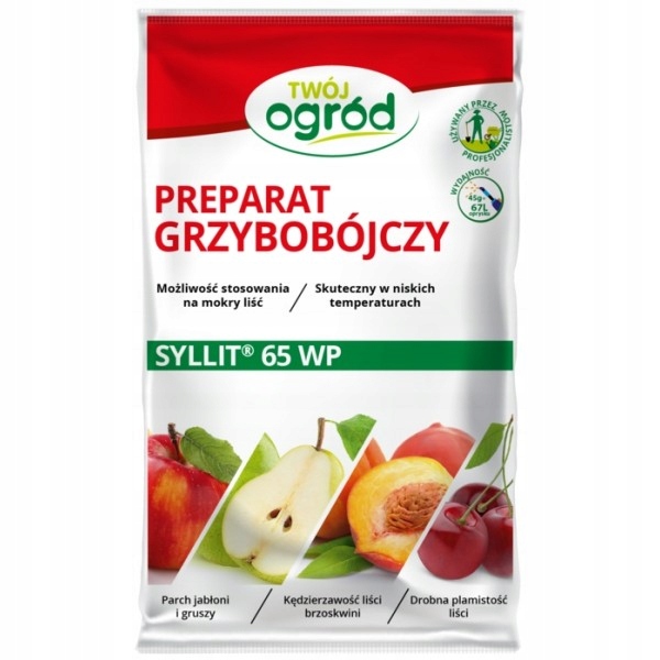 

Syllit 45g kędzierzawość liści, parch drzew owocow