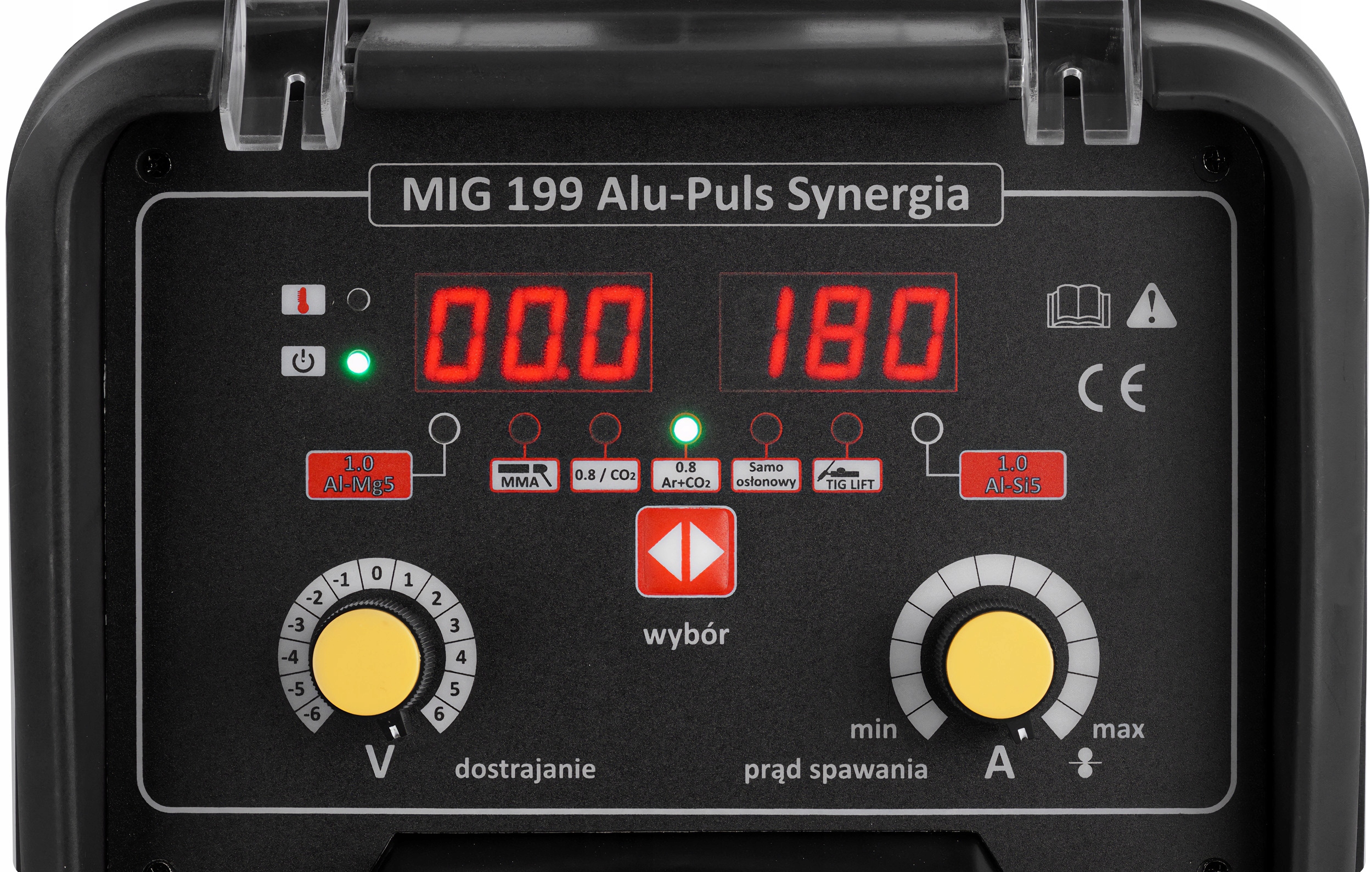 Spawarka MIGOMAT Magnum MIG 200 Synergia Puls Maksymalna średnica elektrody 4 mm