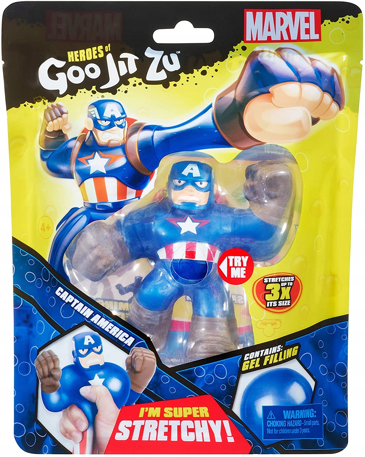 Figúrka Goo Jit Zu Heroses Captain America