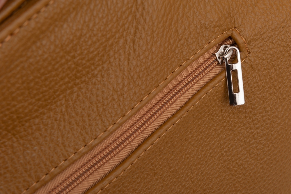 MUSZTARDOWA A4 SKÓRZANA TOREBKA worek miękka SKÓRA Płeć kobieta