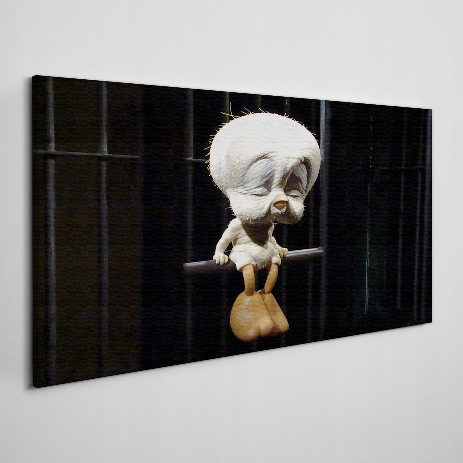 

Obraz na płótnie Stary tweety ptak Banksy 140x70