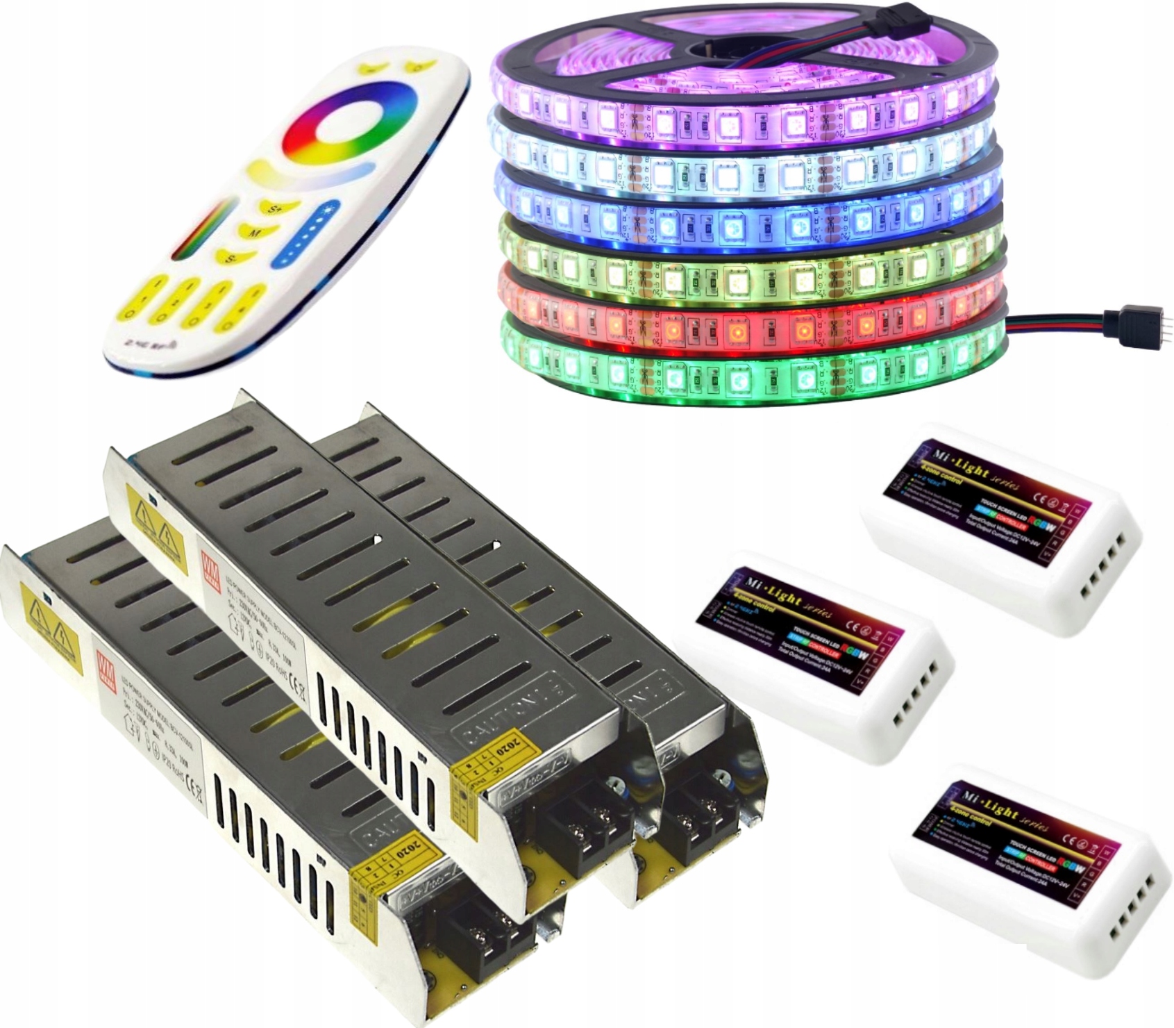 Led Set 300 Rgb 5050 IP65 Mi-Light Premium 30 m