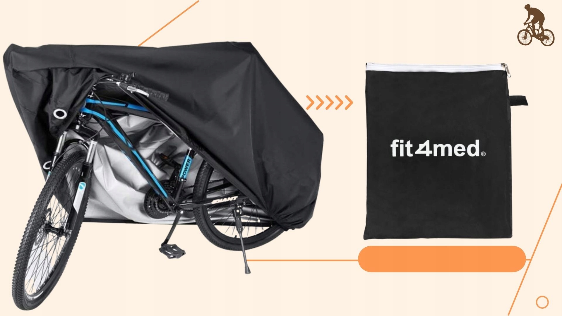 POKROWIEC PLANDEKA NA ROWER SKUTER MOTOR WODODPORNY DUŻY 2 ROWERY SOLIDNY Wodoodporność tak