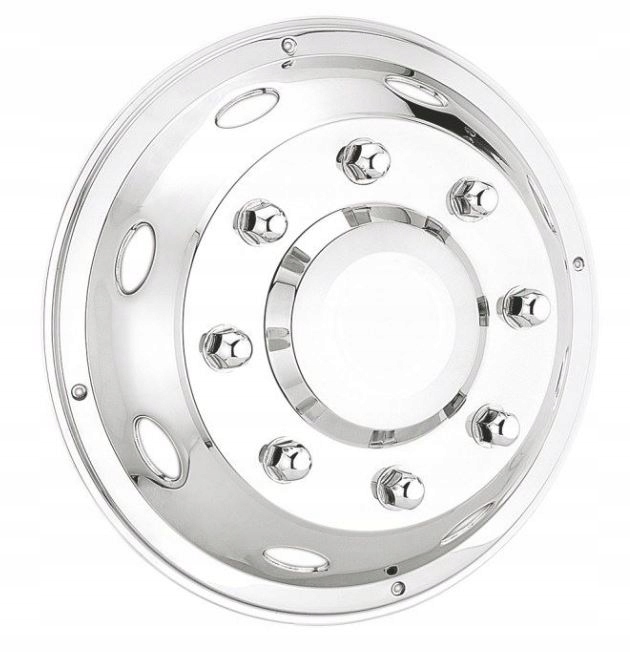 Kołpak Puklice Dekiel Predný 19,5" Konvexný Tir Bus Chrom B-b