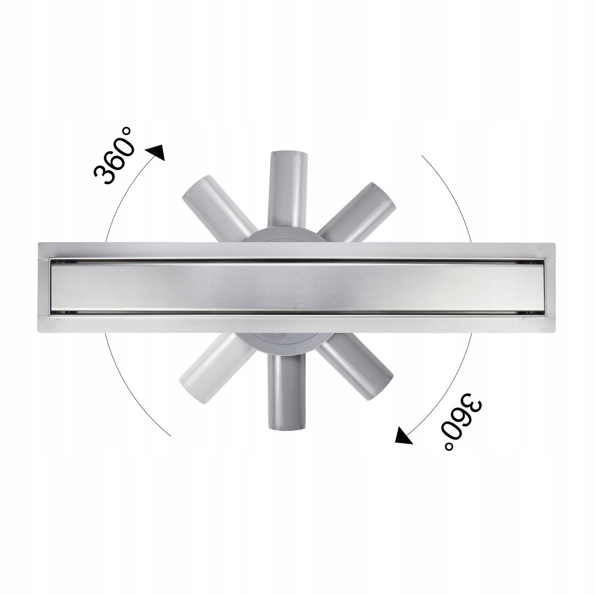 ODPŁYW LINIOWY 80 CM RUSZT ODWRACALNY HAGSER IRIS