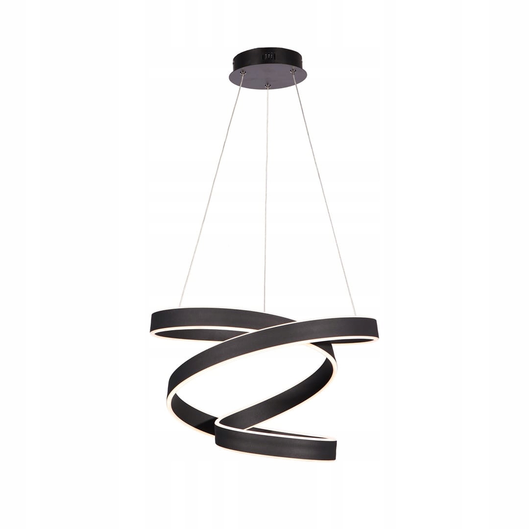 Lampa wisząca żyrandol Led czarny nowoczesny do salonu 4000K Milagro