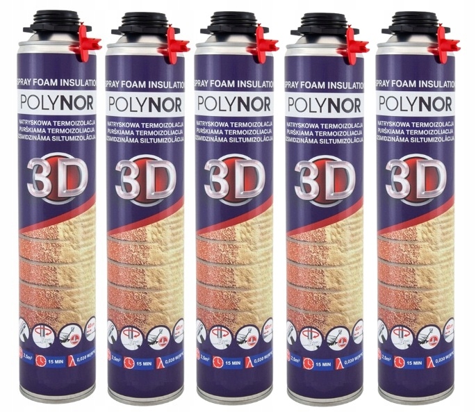 Polynor 3D izolácia pena striekaná pur pena Zateplenie Podkrovia Garáž