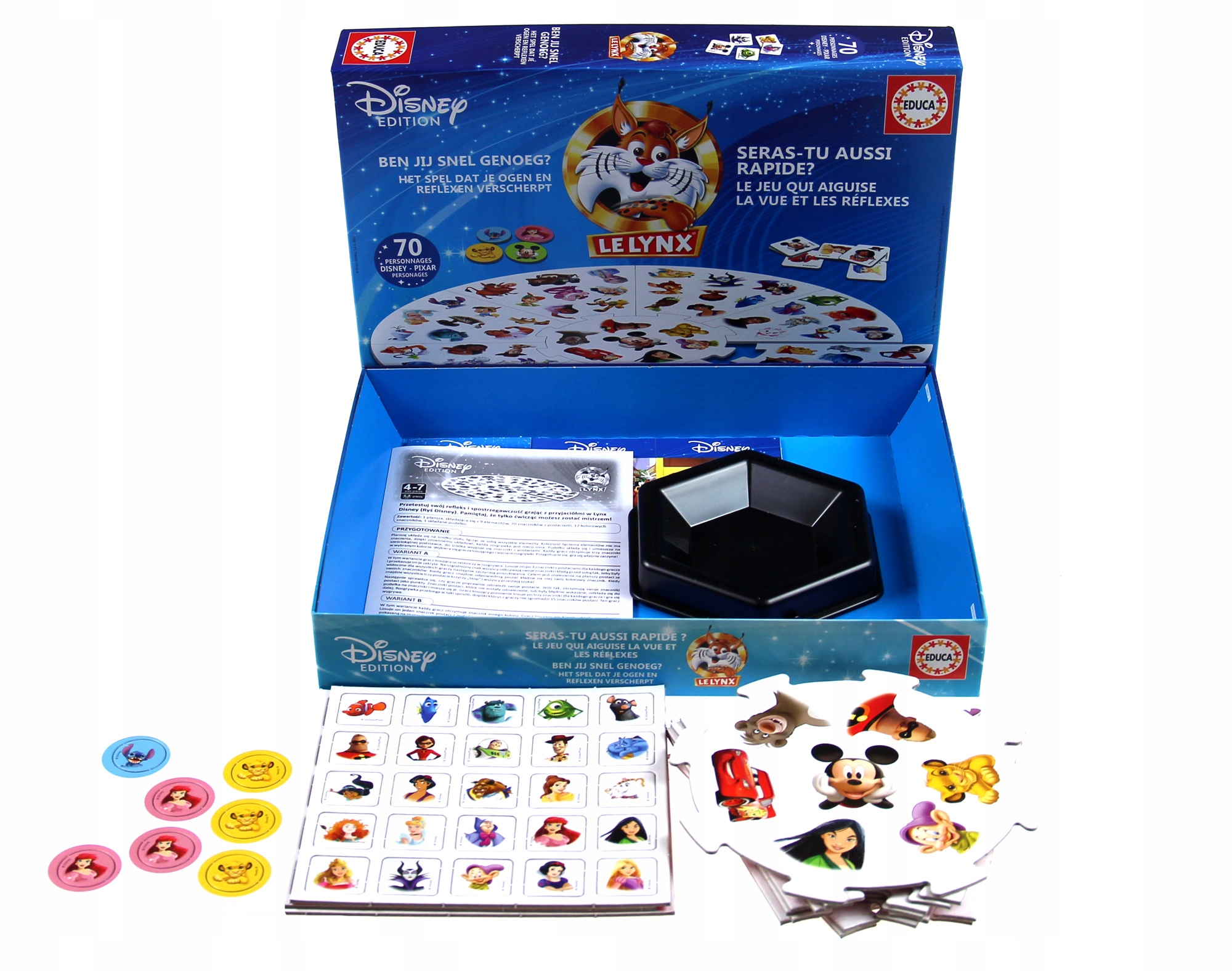 Zabawki Gra Planszowa Gry Towarzyskie Lyns Ryś Disney Stymulujące Umysł