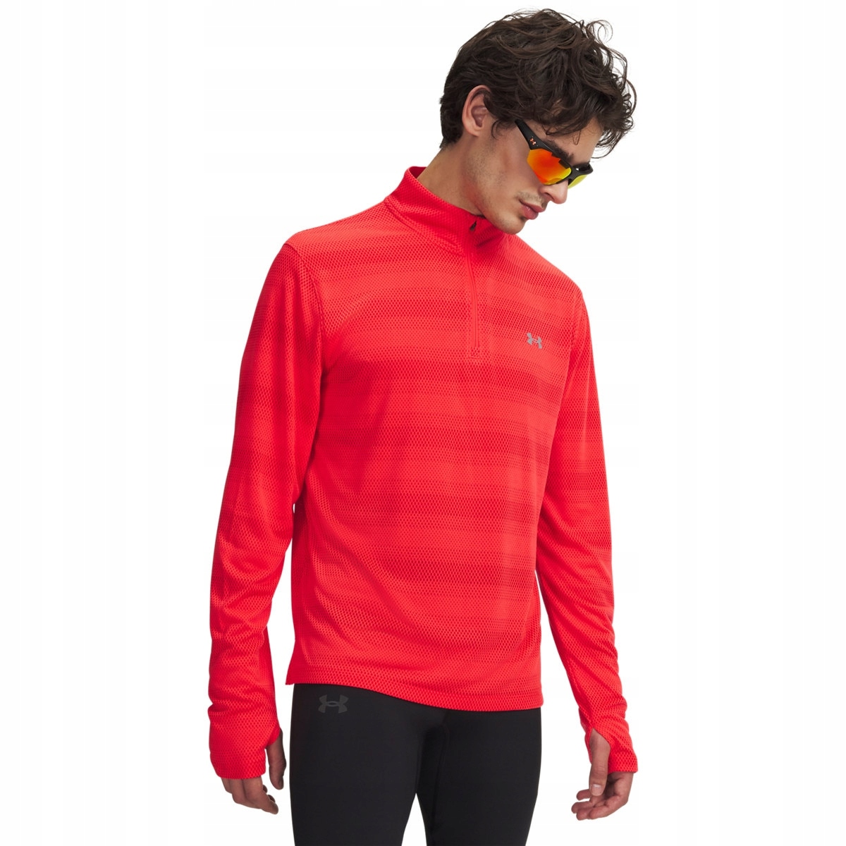 Męska bluza do biegania Under Armour Ua Velociti 1/4 Zip Czerwony M