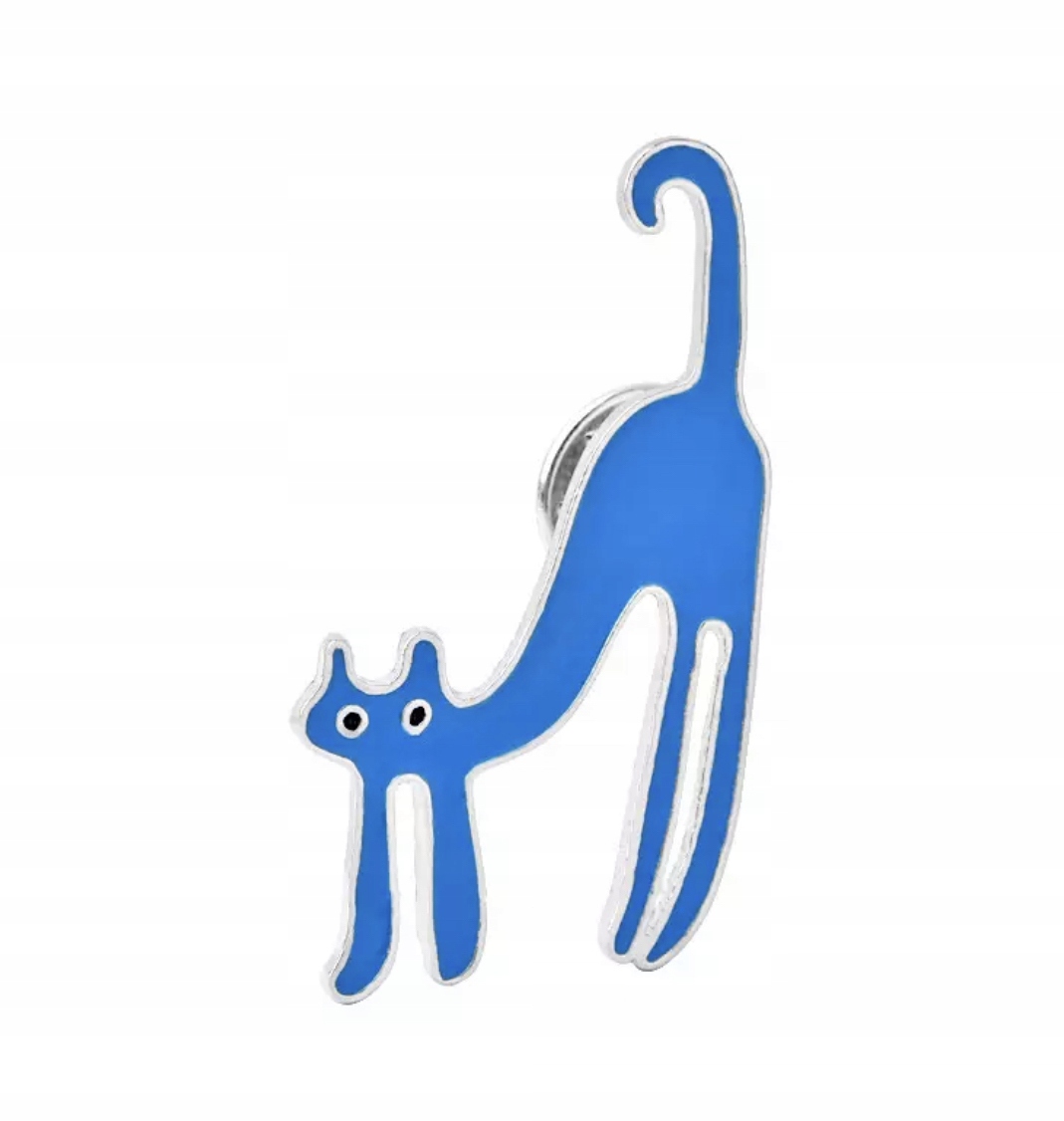 broszka Pin przypinka kot