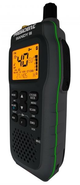 PRESIDENT RANDY III 3 CB RADIO PRZENOSNE ASC BE5 Producent code BE5