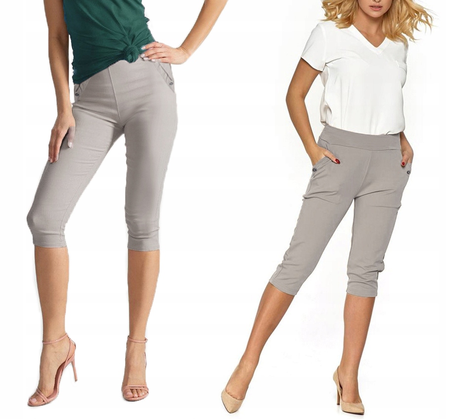 

Spodnie krókie Rybaczki jeans j.szary 322 40 L