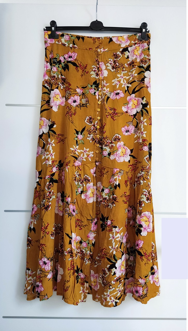 SPÓDNICA MAXI DAMSKA ZWIEWNA BOHO * BRAVE SOUL* L
