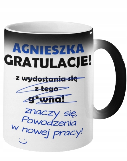 KUBEK MAGICZNY DLA KOLEGI KOLEŻANKI DOWOLNE IMIĘ Marka inna