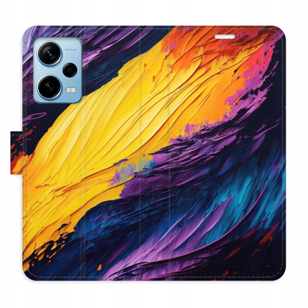 Etui z klapką iSaprio Fire Paint do Xiaomi Redmi Note 12 Pro+ 5G