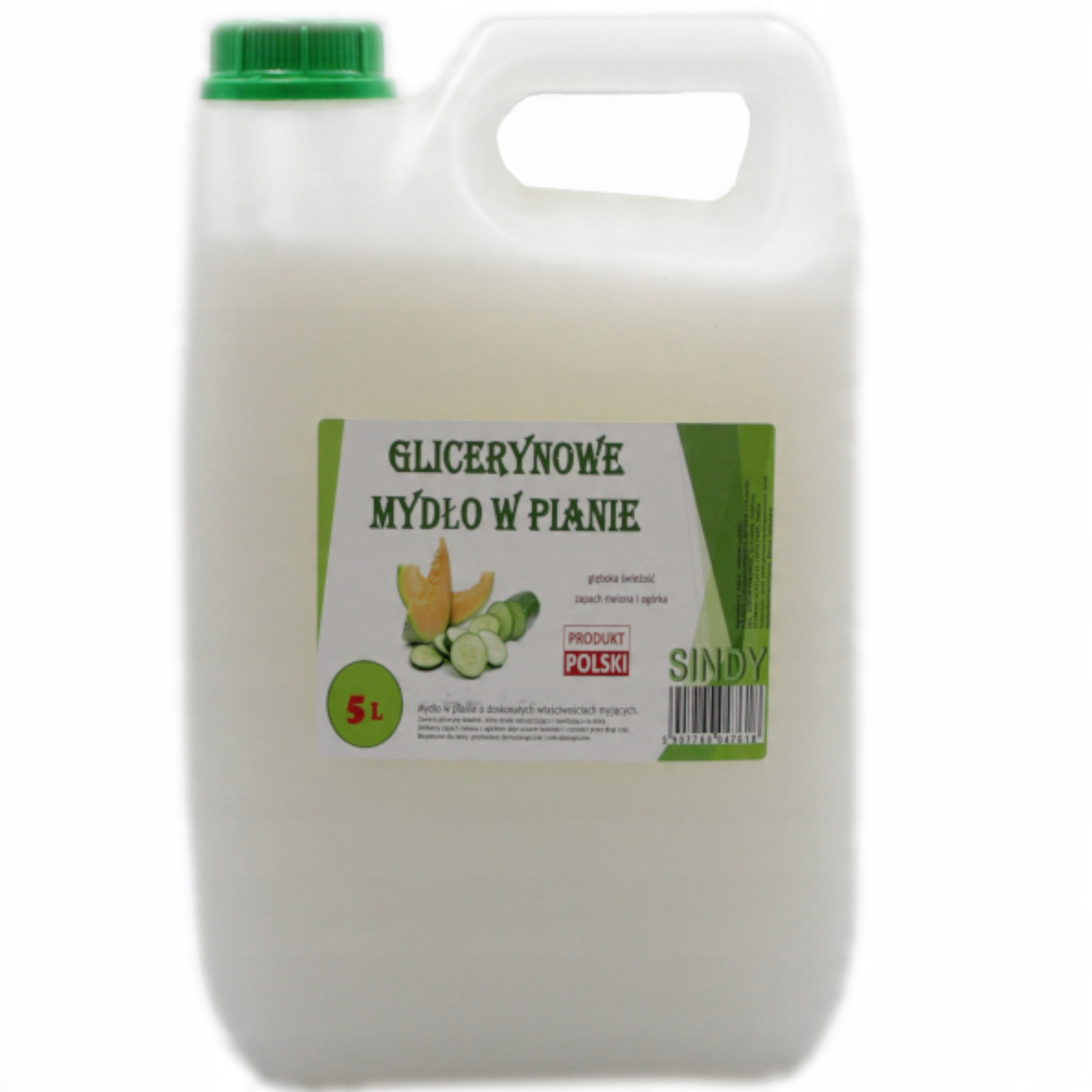 

Mydło w pianie glicerynowe 5l melon i ogórek