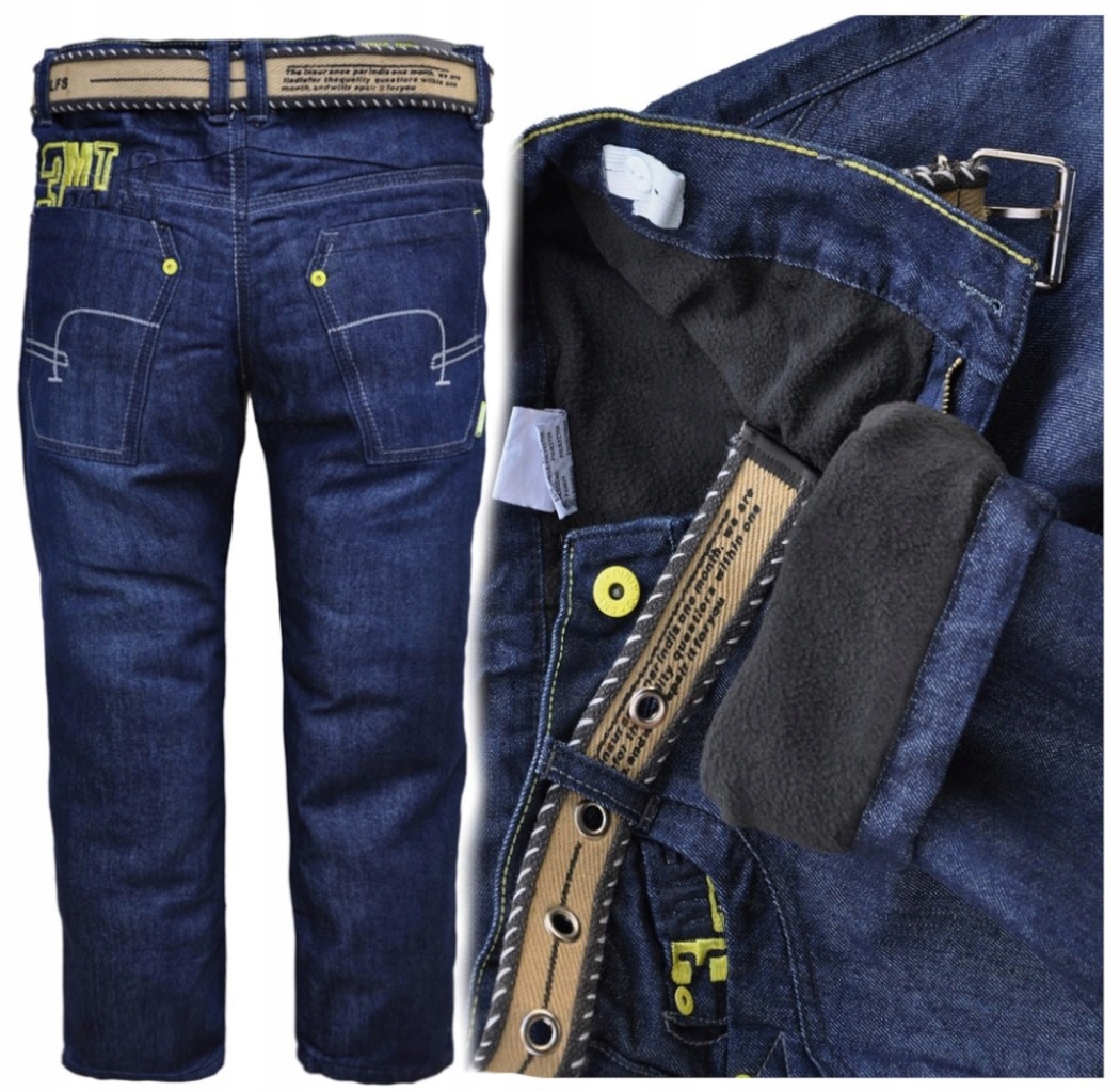 

3MET Jeans Grube ocieplane polarem(98-158) 110/116