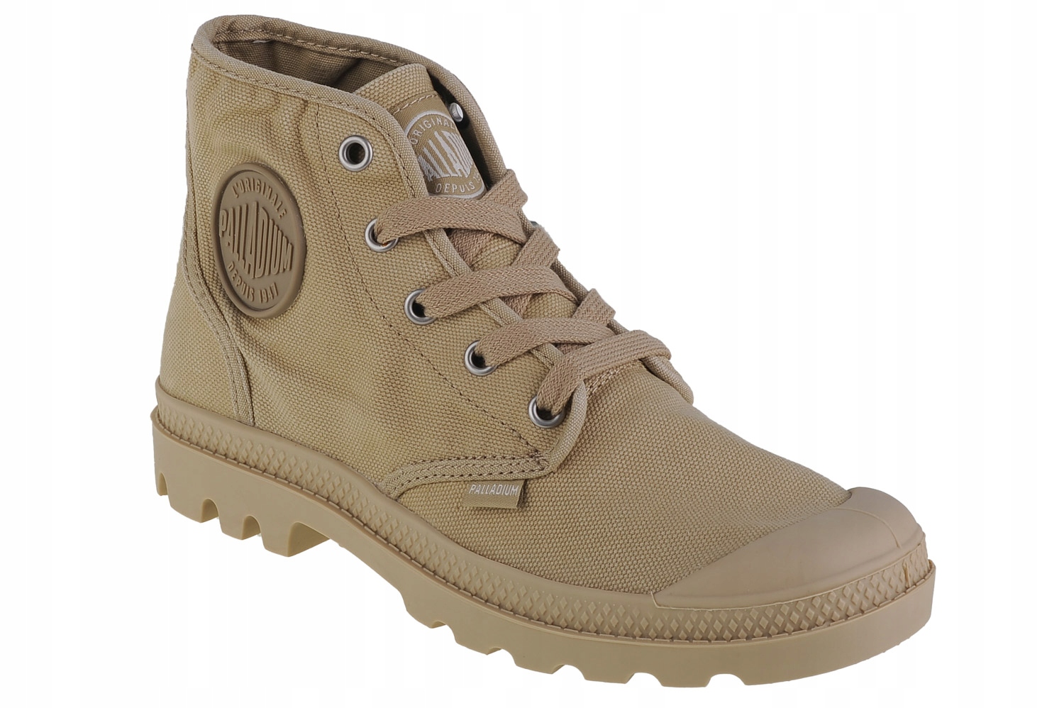 Palladium Pampa Hi -40- Boty Tenisky Dámské Látka Béžová