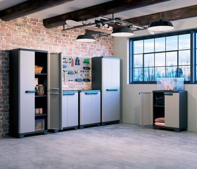 Regał magazynowy plastikowy Keter 90 x 68 x 39 cm max 15 kg na półkę Głębokość produktu 39 cm