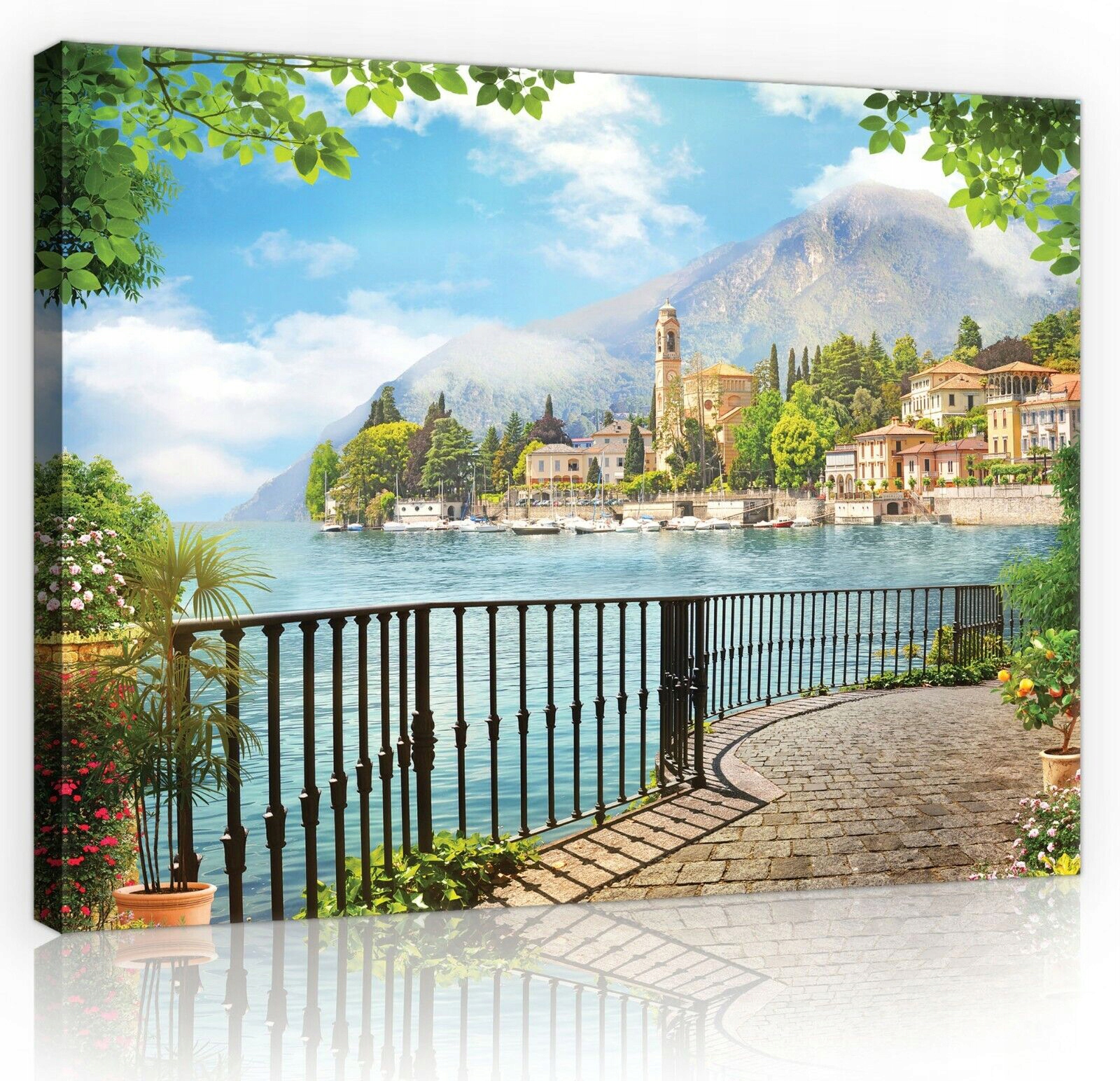 Obraz Na Plátně Canvas 100x75 Jezero Como Výhled